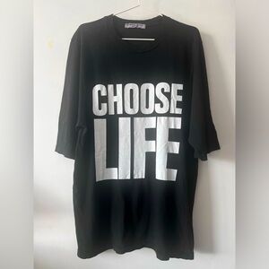 Katharine Hamnett George Michael t-shirt CHOOSE LIFE